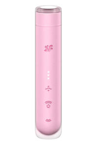 Вакуумний стимулятор Satisfyer First Kiss для клітора, рожевий, 12.5 х 2.5 см