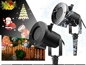 Вуличний проєктор Outdoor Projector Light XL-718 5 слайдів, захист від вологи IP65, LED YU227