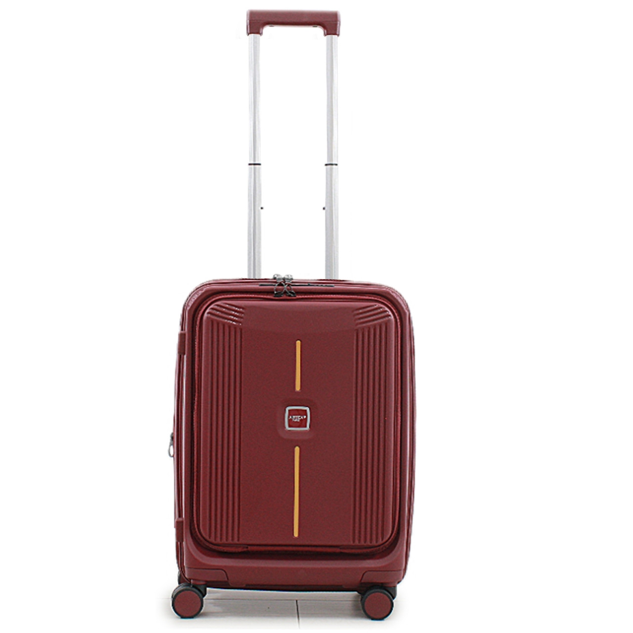 Валіза ручна поклажа S поліпропілен бордо 55х38х24+5/50л/3.4кг/Airtex, фото 1