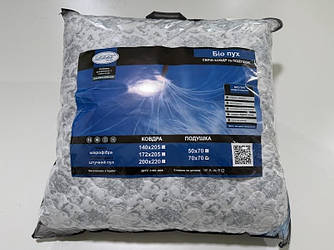 Подушка БІО ПУХ штучний пух стьобана 70х70см Лелека Текстиль Орнамент