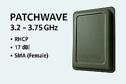 [Патч-антена] 3200-3750 MHz [17 dBi, 50W, SMA-type, RHCP]