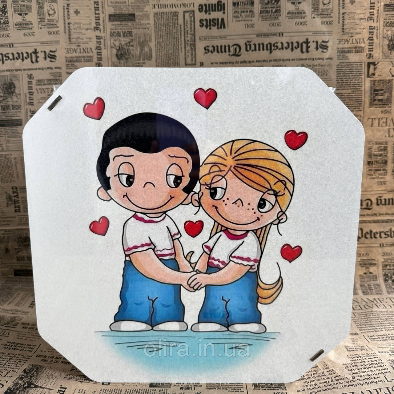 Подарунковий бокс з кришкою Любов love is великий, фото 1