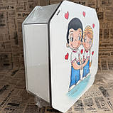 Подарунковий бокс з кришкою Любов love is великий, фото 4