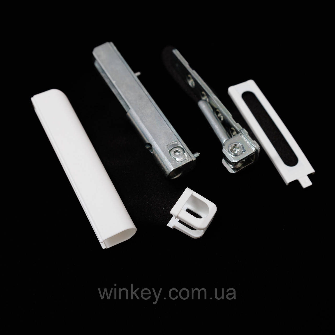 Петлі віконні нижні МАСО з накладками комплект, фото 1