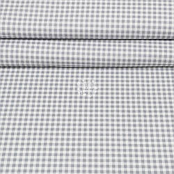 Ранфорс шириною 240 см "Сіра клітинка 5 мм", №5754