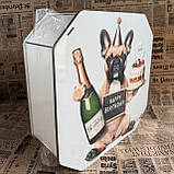 Подарунковий бокс з кришкою великий Happy Birthday, фото 3