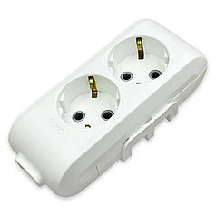 Колодка Viko Multi-let 2 гнізда із заземленням (90114200)