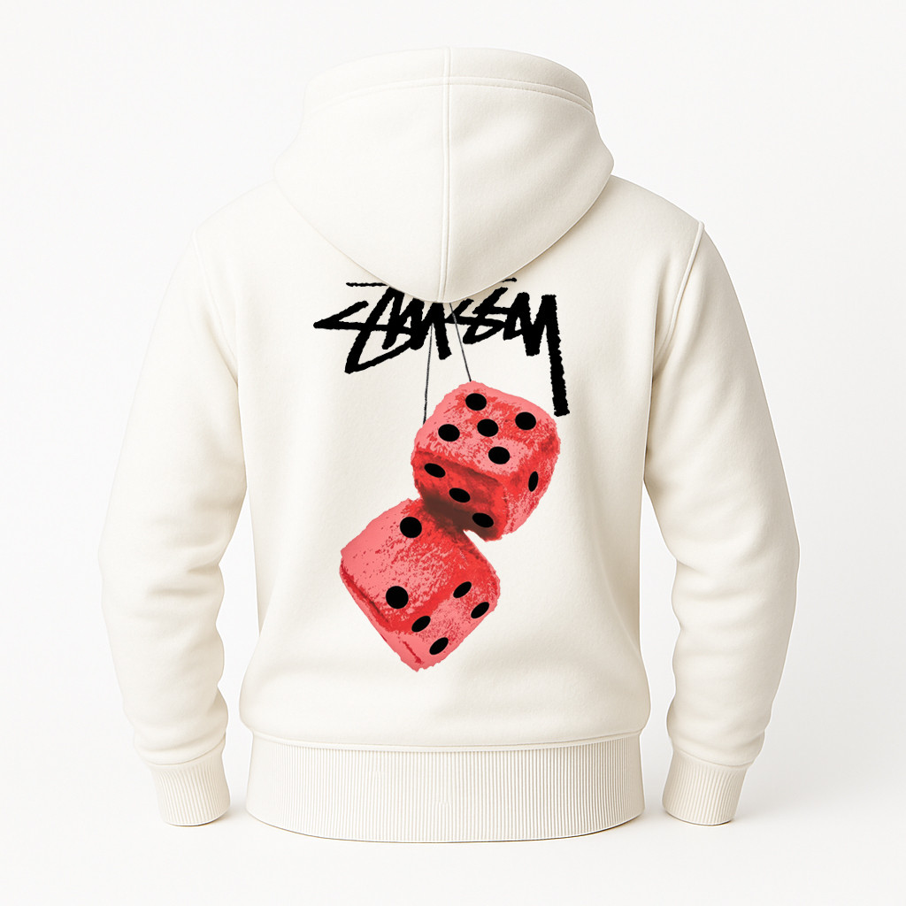 Худі Stussy біла тепла м’яка якісна на флісі, фото 1