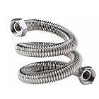 Шланг гнучкий білий гофрований, нержавіюча сталь, 60см діаметр 1/2" FLEXY ECO-FLEX WHITE, фото 3