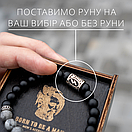 Чоловічий браслет з натурального каменю з шоломом PRETORIAN преміум якість, фото 5