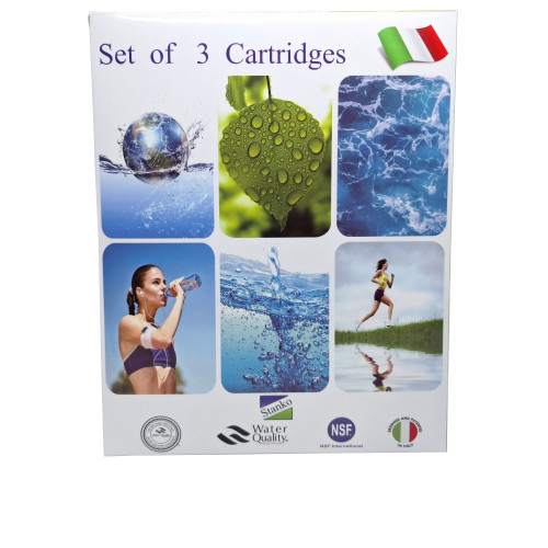 Комплект для осмосу Stanko Waterteach PP, GAC, CBC, фото 1