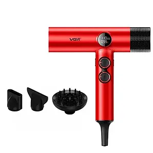 Фен для волосся VGR Professional High-Speed Hair Dryer Red 1900 Вт (V-401-Red)