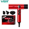 Фен для волосся VGR Professional High-Speed Hair Dryer Red 1900 Вт (V-401-Red), фото 7