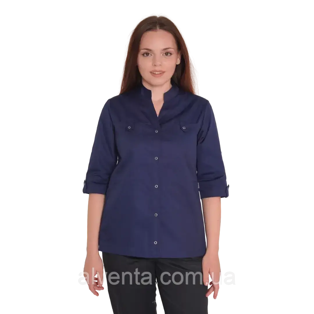 Медична куртка Небраска 3/4 Темно-синій