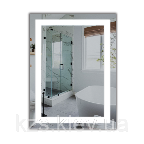 Дзеркало з LED підсвічуванням 800 х 600 мм, фото 1