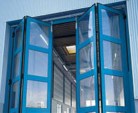 Секційні складні протипожежні ворота