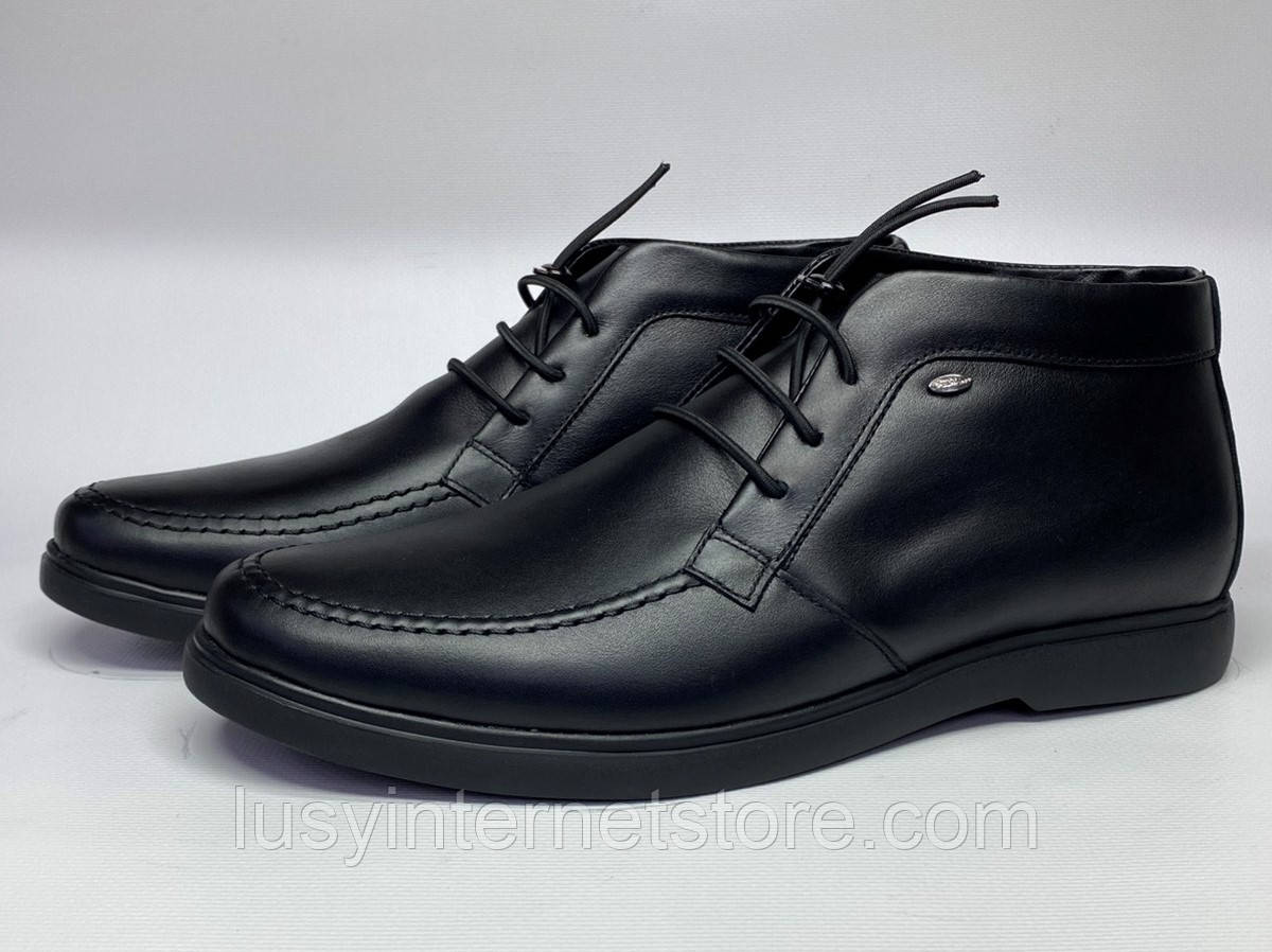 Черевики зимові чоловічі шкіряні від виробника модель ОЛ25-102, фото 1