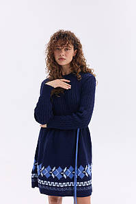В'язана сукня «Уляна» (синій)