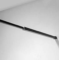 Кріплення для скла 6 мм, black 70-120см, фото 3