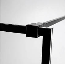 Кріплення для скла 6 мм, black 70-120см, фото 4