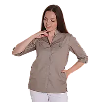 Медична куртка Небраска 3/4 Темний-капучино, фото 3