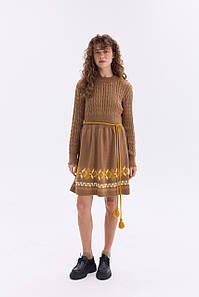 В'язана сукня «Уляна» (коричневий)