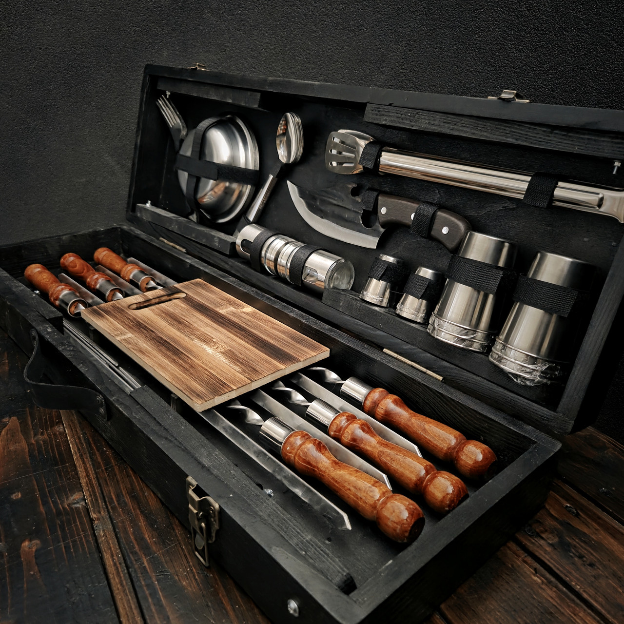 Набір шампурів в кейсі-столику "Кемпінг", фото 1