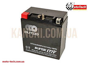 Акумулятор АКБ UTX16-BS (MF) (12V14AH) OUTDO