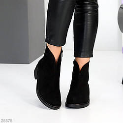 Шикарні черевики натуральна замша стильний мінімалізм