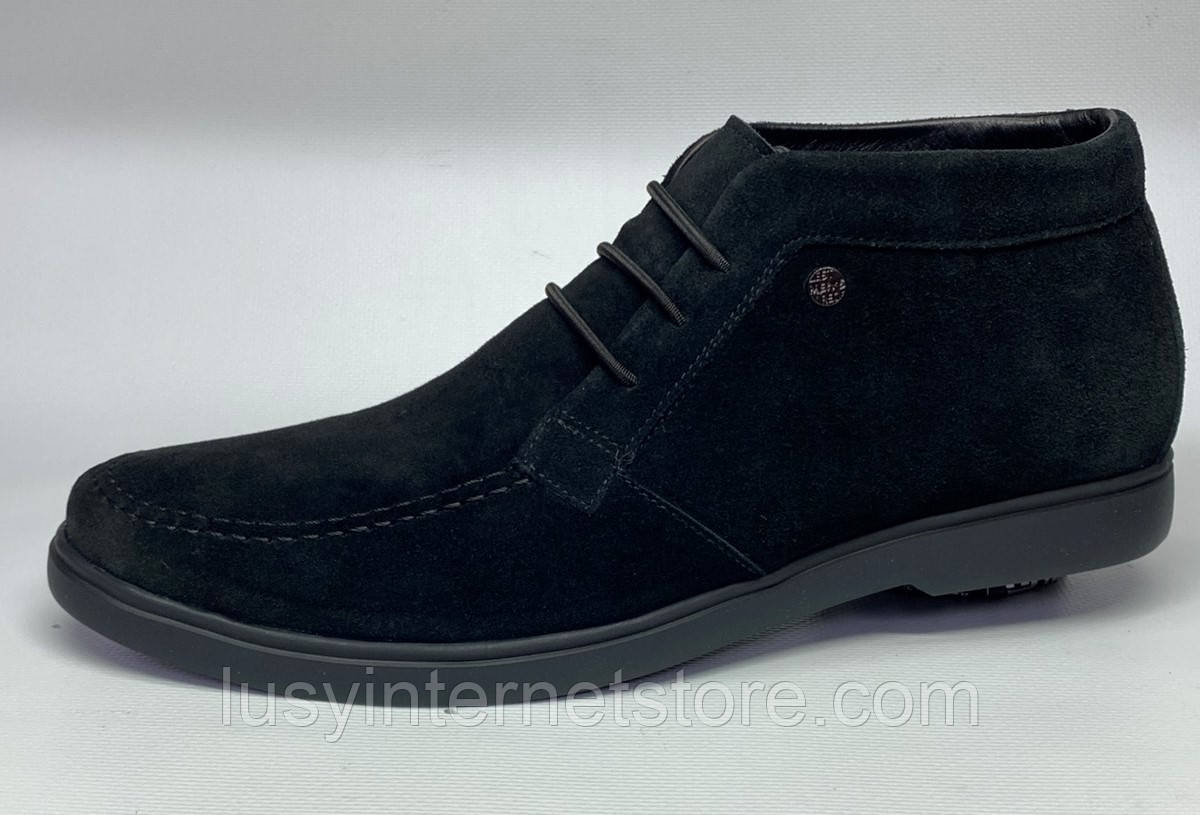 Черевики зимові чоловічі замшеві від виробника модель ОЛ25-103, фото 1