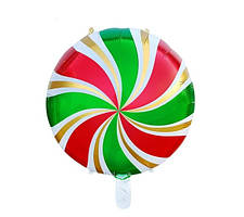 Куля фольгована круглий Льодяник кольоровий (Китай)