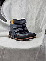 Дитячі підліткові зимові шкіряні ортопедичні черевики з супінатором та ортопедичною устілкою 32 р, фото 4