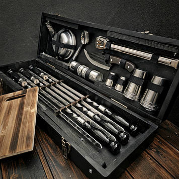 Набір шампурів в кейсі-столику "Кемпінг-2"