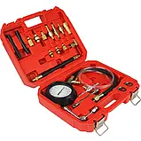 Набір для вимірювання тиску палива та масла Mar-Pol M57674, 0–10 бар, 21 елемент, кейс, фото 4