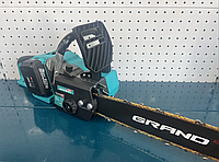 Цепная пила на аккумуляторах GRAND АПЦ-40А/16-4 BL для дома Лучшая аккумуляторная цепная пила Электропилы