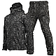 Костюм софтшел Gman "КріпТек" Soft Shell чорний питон-камуфляж на флісі розмір L - фото 1 - id-p2776732500