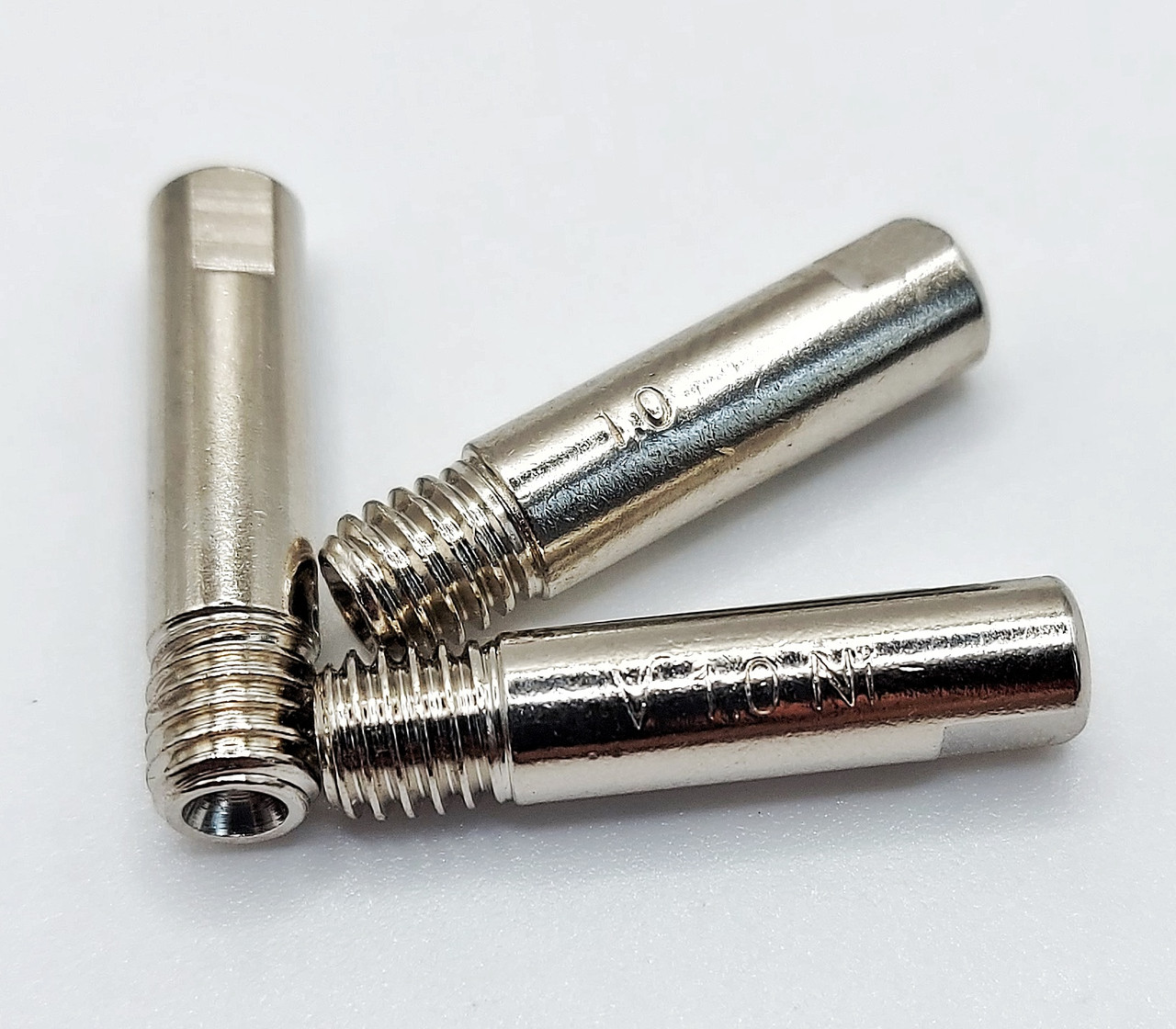 Наконечник струмопровідний (E-Cu-Ni; М6х25; 1,0 мм) для пальників MIG/MAG, фото 1