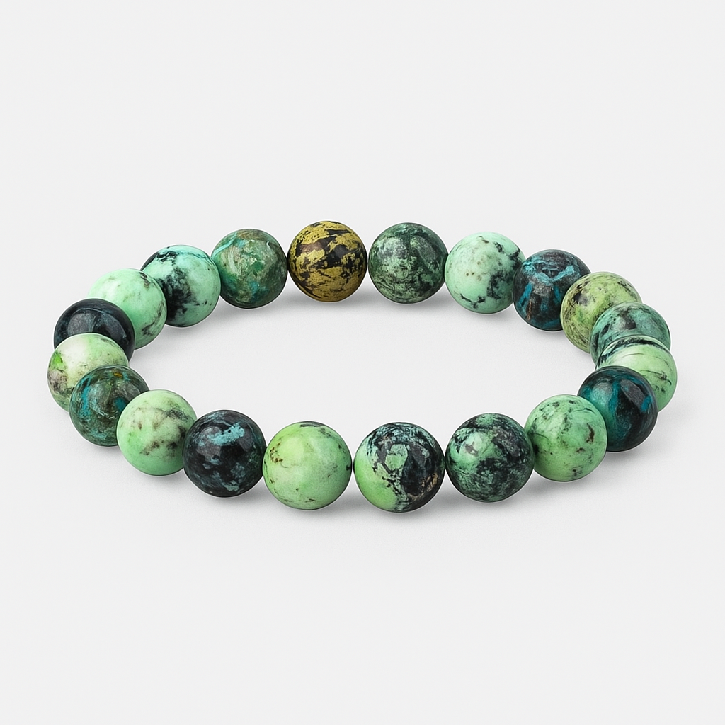 Варісцит натуральний Ø10 браслет, 0311ТВ, фото 1