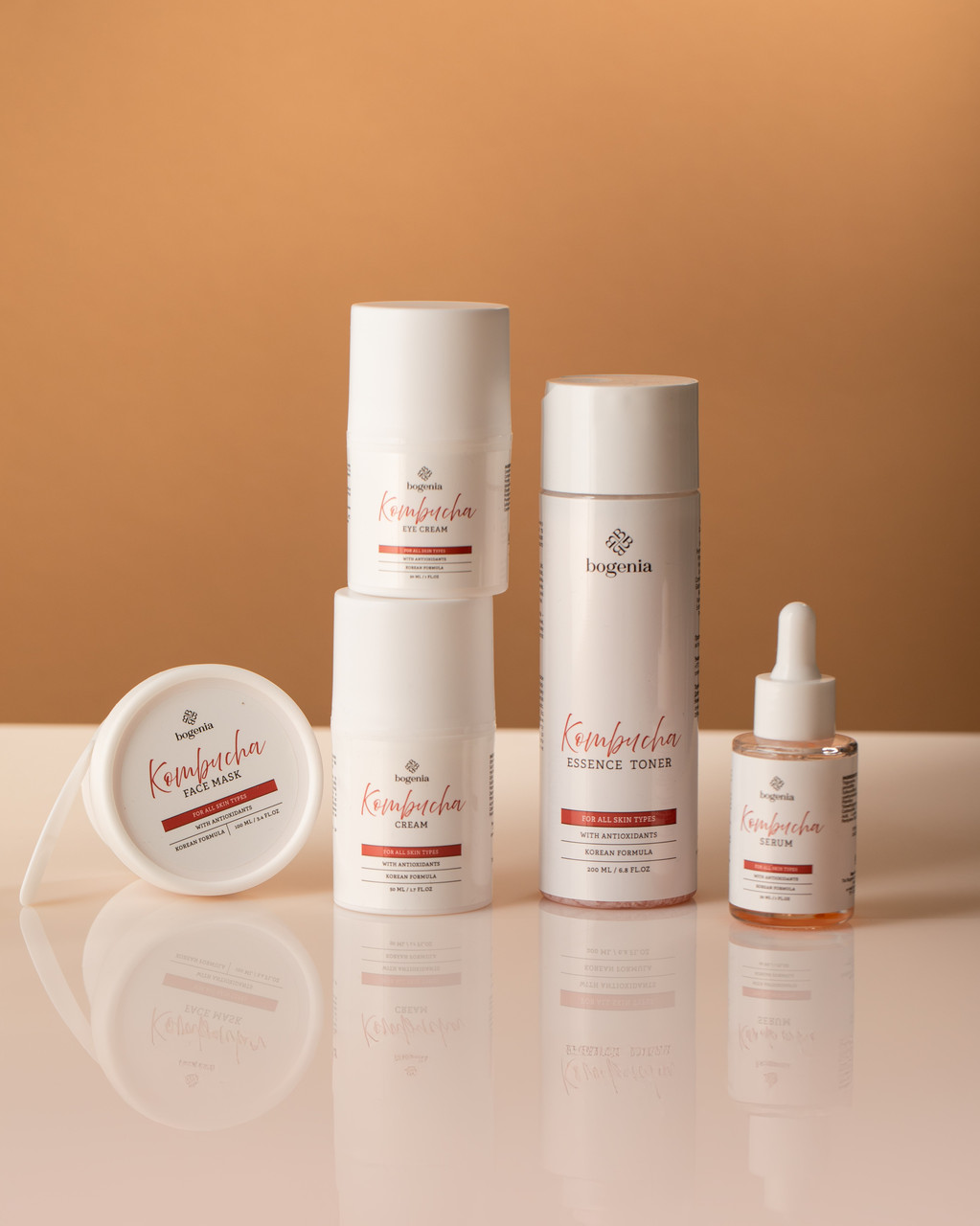 Набір антиоксидантний для обличчя Kombucha від Bogenia, фото 1