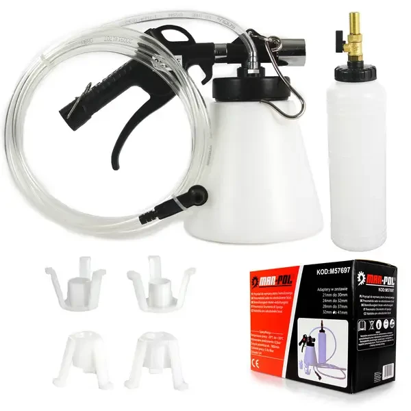 Набір для заміни та прокачки гальмівної рідини і зчеплення Mar-Pol M57697, 0.75 л, 6–12 бар, фото 1