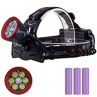 Налобный фонарь для электрика, Налобный фонарик bailong, Фонарик на голову для домашних работ XT-97