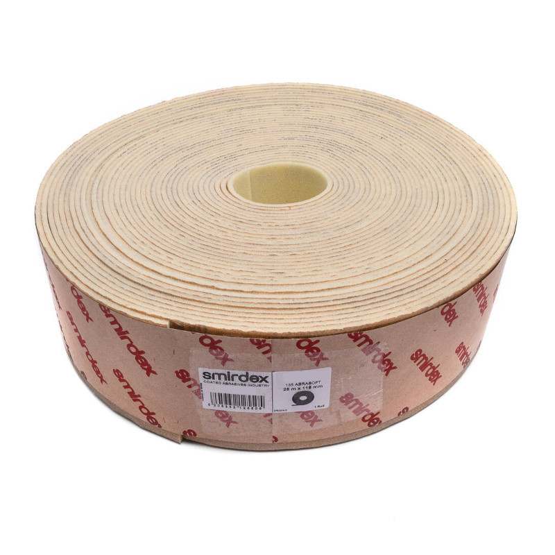Наждачний папір у рулоні Smirdex 135 Abrasoft P240 115 мм x 25 м, фото 1