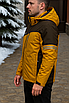 Чоловіча куртка зимова Audsa термо мембрана з кишенями розміри M–3XL,Гірчичний XXXL, фото 3
