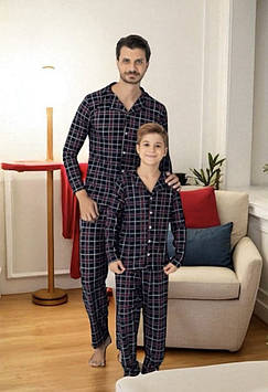 Піжама утеплена для хлопчика підлітка Байка