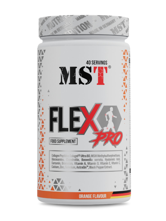 Комплекс для суглобів і зв'язок Flex Pro MST Sport Nutrition Апельсин 600 г, фото 1