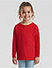 Детская футболка с длинными рукавами однотонная Fruit of the Loom Kids Valueweight Long Sleeve T - фото 6 - id-p2776259927