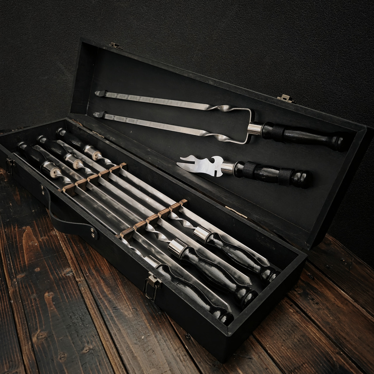 Набір шампурів в кейсі "Мінімал", фото 1