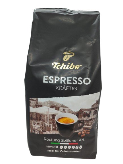 Кава Tchibo Espresso Kraftig в зернах 1 кг, фото 1
