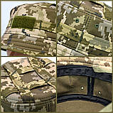 Тактична панама софтшел з системою Моллі в камуфляжі піксель ММ-14, фото 10