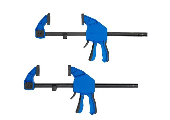 Струбцина для роботи однією рукою MAXI HE-OHC-30, 300x90 мм (2 шт.)